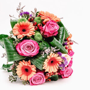 Royal Blooms Bouquet de fleurs livraison cadeau fleurs fraiches roses colorée