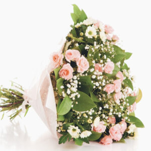 Smell the roses fleurs fraiches livraison décoration cadeaux Bouquet de fleurs roses grappe