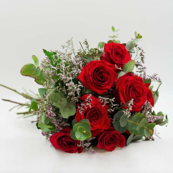 St. Valentin Bouquet de fleurs livraison cadeau fleurs fraiches roses colorée rouge amour