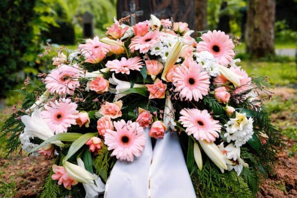 Funeral rose Arrangement delivery