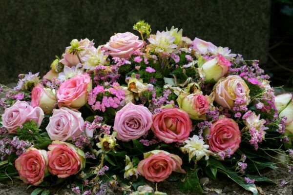 Funeral rose Arrangement delivery