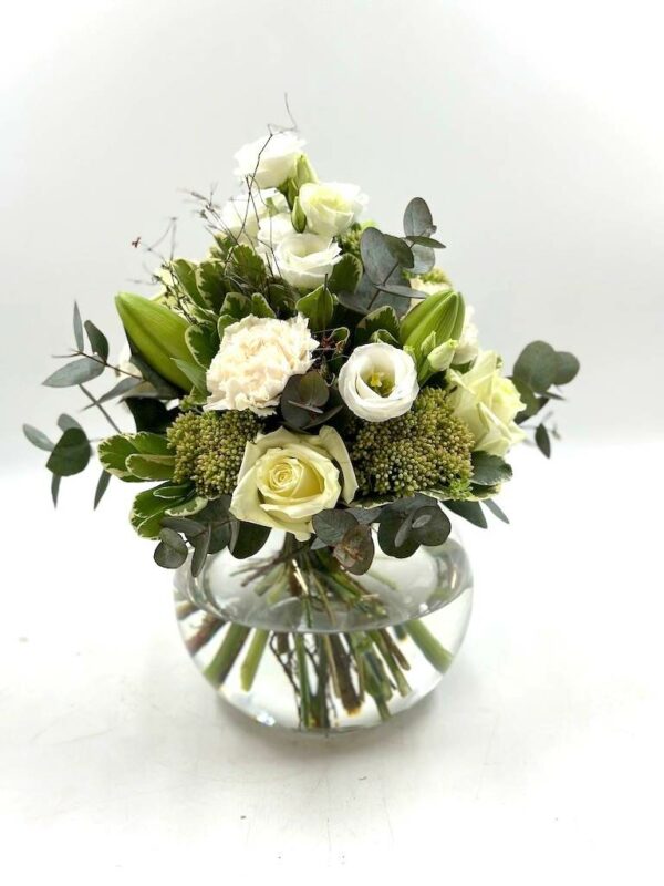 Lisa Bouquet de fleurs livraison cadeau fleurs fraiches roses eucalyptus